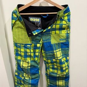 Orage Multicolor Plaid Pants